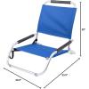 image:imageStansport Aluminum Beach Chair Blue G650Blue