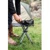 image:imageStansport Apex FoldUp Stool G140  BlackGrey Portable and Lightweight Stool for Camping Fishing Hiking Backpacking and More  300 lbs weight capacity