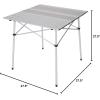 image:imageStansport Compact Portable Kids Picnic Table  Foldable SpaceSaving Design with Locking Legs  Lightweight Childrens Picnic Set for Travel Parks Campsite  Durable Steel Frame amp Easy Clean SurfaceAluminum Slat