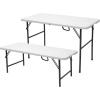 image:imageStansport Folding Camp Table White 48 x 24 x 29InchCamping  48