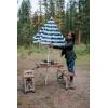 image:imageStansport Picnic Table and Umbrella Combo  BrownStandard Version