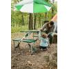 image:imageStansport Picnic Table and Umbrella Combo  GreenImproved New Version