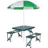 image:imageStansport Picnic Table and Umbrella Combo  GreenImproved New Version