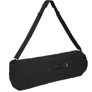 image:imageSTANSPORT  Deluxe Duffel Bag With Zipper For Gym Travel amp StorageBlack