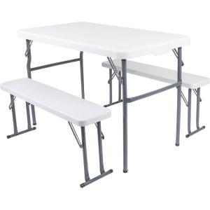 image:imageStansport Compact Portable Kids Picnic Table  Foldable SpaceSaving Design with Locking Legs  Lightweight Childrens Picnic Set for Travel Parks Campsite  Durable Steel Frame amp Easy Clean SurfaceWith Benches