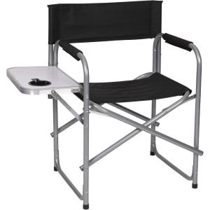image:imageStansport Directors Chair with Side Table One Size Black