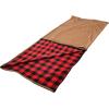 image:imageStansport SleepingBags Stansport Fleece Sleeping BagRed Plaid