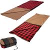 image:imageStansport SleepingBags Stansport Fleece Sleeping BagRed Plaid