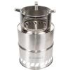 image:imageStainless Steel Wood Burning Stove Extra Large  Portable Camping Backpacking Hiking  Picnic BBQ