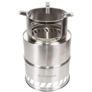 image:imageStainless Steel Wood Burning Stove Extra Large  Portable Camping Backpacking Hiking  Picnic BBQ