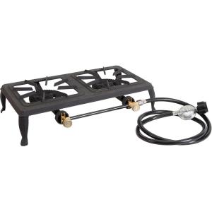 image:imageStansport Cast Iron Portable Camping StoveDouble Burner