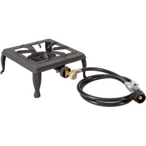 image:imageStansport Cast Iron Portable Camping StoveSingle Burner