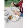 image:imageStansport Deluxe 24Piece Enamel Tableware Set  Enamel Plates and Bowls Lightweight and Durable Camp Dish Set for Camping and Backpacking Plates and Bowls for 4 PeopleWhite