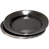 image:imageStansport Deluxe 24Piece Enamel Tableware Set  Enamel Plates and Bowls Lightweight and Durable Camp Dish Set for Camping and Backpacking Plates and Bowls for 4 PeopleBlack