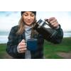 image:imageStansport Enamel Coffee Mug with Stainless Steel Rim  Durable Camping Cup for Coffee Tea amp Hot Cocoa  For Backpacking Hiking amp RV  Classic Outdoor Style Lightweight Drinkware StayCool Handle12 oz Coffee Mug