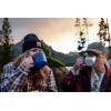 image:imageStansport Enamel Coffee Mug with Stainless Steel Rim  Durable Camping Cup for Coffee Tea amp Hot Cocoa  For Backpacking Hiking amp RV  Classic Outdoor Style Lightweight Drinkware StayCool Handle24 oz Coffee Mug