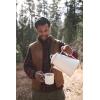 image:imageStansport Enamel Percolator Coffee Pot amp 4 Mug Set 11230BlueWhite