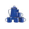 image:imageStansport Enamel Percolator Coffee Pot amp 4 Mug Set 11230BlueBlue