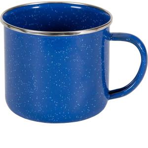 image:imageStansport Enamel Coffee Mug with Stainless Steel Rim  Durable Camping Cup for Coffee Tea amp Hot Cocoa  For Backpacking Hiking amp RV  Classic Outdoor Style Lightweight Drinkware StayCool Handle24 oz Coffee Mug
