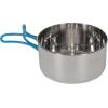 image:imageStansport Stainless Steel Camping Cookware Set  Durable Nesting Mess Kit for Backpacking Hiking amp Outdoor Cooking  Compact Portable Pot amp Pan with Carry Bag  Multiple Sizes for Family to Solo Use5 Piece Silver