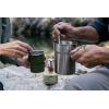 image:imageStansport Stainless Steel Camping Cookware Set  Durable Nesting Mess Kit for Backpacking Hiking amp Outdoor Cooking  Compact Portable Pot amp Pan with Carry Bag  Multiple Sizes for Family to Solo Use5 Piece Olive Drab