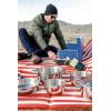 image:imageStansport Stainless Steel Camping Cookware Set  Durable Nesting Mess Kit for Backpacking Hiking amp Outdoor Cooking  Compact Portable Pot amp Pan with Carry Bag  Multiple Sizes for Family to Solo Use7 Piece