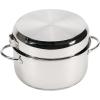 image:imageStansport Stainless Steel Camping Cookware Set  Durable Nesting Mess Kit for Backpacking Hiking amp Outdoor Cooking  Compact Portable Pot amp Pan with Carry Bag  Multiple Sizes for Family to Solo Use7 Piece