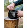 image:imageStansport Stainless Steel Camping Cookware Set  Durable Nesting Mess Kit for Backpacking Hiking amp Outdoor Cooking  Compact Portable Pot amp Pan with Carry Bag  Multiple Sizes for Family to Solo Use12 Piece
