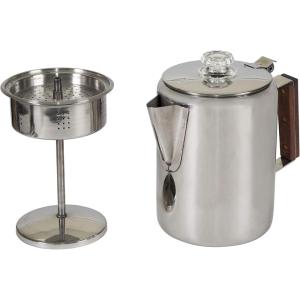 image:imageStansport Stainless Steel Percolator Coffee Pot 9 Cups 2769 Silver9 Cups