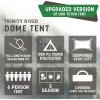 image:imageStansport Trinity River 6Person Dome Tent  3Season Family Camping Tent with FullLength Rainfly Gear Loft and Stargazing Mesh Roof  104 x 836 Person Tent