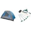 image:imageStansport Trinity River 6Person Dome Tent  3Season Family Camping Tent with FullLength Rainfly Gear Loft and Stargazing Mesh Roof  104 x 836 Person Tent  Essentials Kit