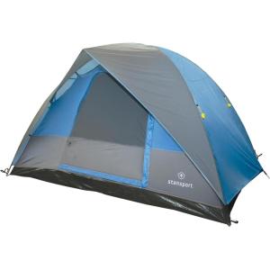 image:imageStansport Trinity River 6Person Dome Tent  3Season Family Camping Tent with FullLength Rainfly Gear Loft and Stargazing Mesh Roof  104 x 836 Person Tent