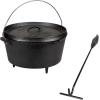 image:imageStansport PreSeasoned Cast Iron Dutch OvenWith Lid Lifter