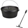 image:imageStansport PreSeasoned Cast Iron Dutch OvenWith Lid Lifter