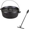 image:imageStansport PreSeasoned Cast Iron Dutch OvenWith Lid Lifter