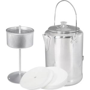 image:imageStansport Aluminum Percolator Coffee Pot with Wire Handle20 Cups