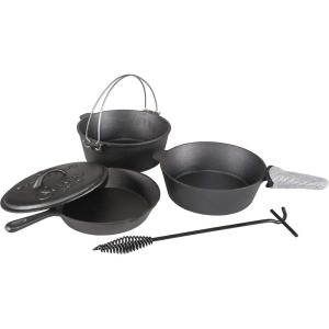 image:imageStansport PreSeasoned Cast Iron Cook Set 6 Piece Set 16903