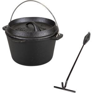 image:imageStansport PreSeasoned Cast Iron Dutch OvenWith Lid Lifter