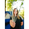 image:imageStansport 12 Steel Tent Stakes  4 Pack Silver 12 L x 075 W x 05 H