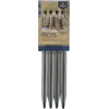 image:imageStansport 12 Steel Tent Stakes  4 Pack Silver 12 L x 075 W x 05 H