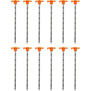 image:imageStansport Helix Steel Tent Stake  12 Pack